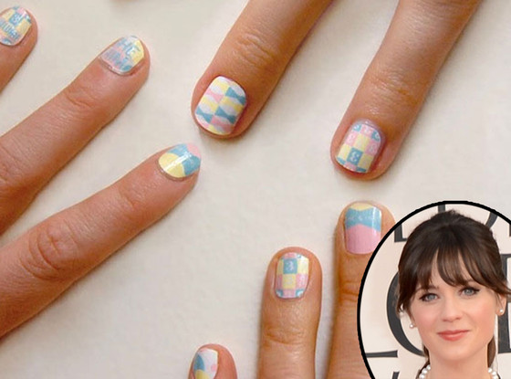 Zooey Deschanel, Nails Zooey Deschanel, Nails